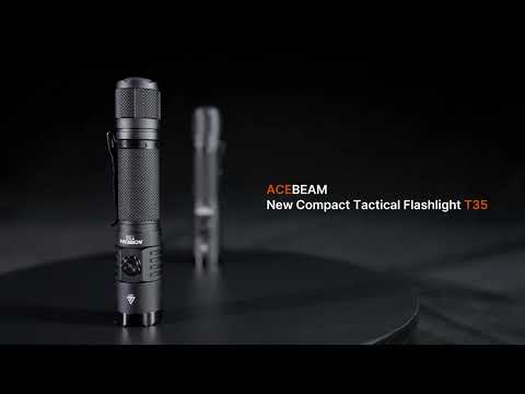 New ACEBEAM T35 Tactical Flashlight - Max 1900 Lumens, 380 Meter Distance!