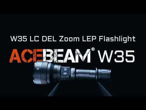 World&#039;s First LC DEL Zoom LEP Flashlight —— ACEBEAM W35
