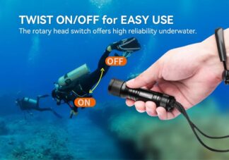 OrcaTorch D560 Mini Backup Diving Light - 700 Lumens, 134 Metres