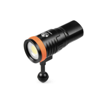 OrcaTorch D910V Rechargeable High CRI Diving Light for Underwater Videography - 5000 Lumens