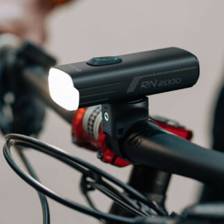 Olight RN 2000 Rechargeable Front Bike Light with Light Sensor, Vibration Sensor, and Wireless Remote Control - 2000 Lumens