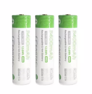 3x Eagtac 18650 3400mAh Batteries