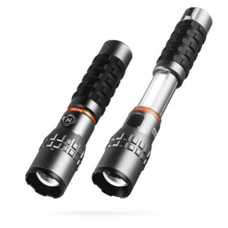 NEBO Slyde King 2K Rechargable Zoomable Flashlight and Work Light - 2000 Lumens, 409 Metres